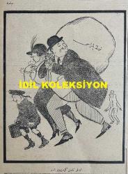 Osmanlıca Akbaba Mizah Dergisi-Gazetesi, Orijinal Dönem Basım, (Ottoman Magazine-Newspaper) - 15 Kasım 1923 - Sayı: 99 - Rumi: 15 Teşrin-i Sani 1339 - Hicri: 5 Rebiülahir 1342 - Ramiz Gökçe'nin Son Halife Abdülmecit Efendi'yi Tasvir Eden Çalışması: Halife Hazretleri - Laklakiyat: Sayesiz Olsun! 