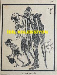Osmanlıca Akbaba Mizah Dergisi-Gazetesi, Orijinal Dönem Basım, (Ottoman Magazine-Newspaper) - 15 Kasım 1923 - Sayı: 99 - Rumi: 15 Teşrin-i Sani 1339 - Hicri: 5 Rebiülahir 1342 - Ramiz Gökçe'nin Son Halife Abdülmecit Efendi'yi Tasvir Eden Çalışması: Halife Hazretleri - Laklakiyat: Sayesiz Olsun! 