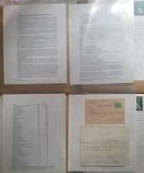 Osmanlı ve Cumhuriyet dönemi Bankacılık konulu iki ödüllü Koleksiyon Komple 5 pano 80 Föy ve fazlası ürün Çok NADİR.