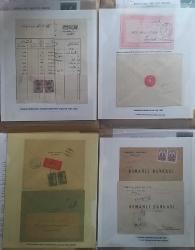 Osmanlı ve Cumhuriyet dönemi Bankacılık konulu iki ödüllü Koleksiyon Komple 5 pano 80 Föy ve fazlası ürün Çok NADİR.