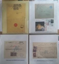 Osmanlı ve Cumhuriyet dönemi Bankacılık konulu iki ödüllü Koleksiyon Komple 5 pano 80 Föy ve fazlası ürün Çok NADİR.