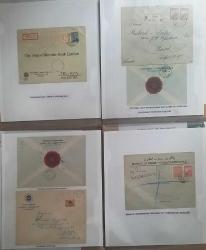 Osmanlı ve Cumhuriyet dönemi Bankacılık konulu iki ödüllü Koleksiyon Komple 5 pano 80 Föy ve fazlası ürün Çok NADİR.