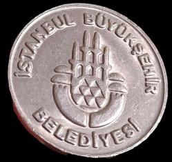 İstanbul Büyükşehir Belediyesi Ulaşım Jeton (büyük)