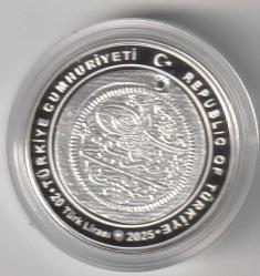 Darphane Osmanlı Padişahları Serisi No:23 Sultan 3.Ahmet Hatıra Parası Gümüş