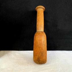 Nostaljik El Oyması Ahşap Eczacı Tokmağı