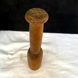 Nostaljik El Oyması Ahşap Eczacı Tokmağı