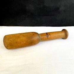 Nostaljik El Oyması Ahşap Eczacı Tokmağı