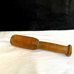 Nostaljik El Oyması Ahşap Eczacı Tokmağı