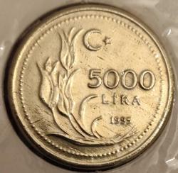 5000 LİRA 1995 KALIN