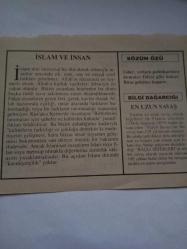 30 Kasım 1995-Orijinal Takvim Yaprağı-Doğum Günü-Söz,Nişan,Nikâh,Düğün ve Önemli Günler Hediyesi-Fatih Hak ve Hizmet Vakfı-Ayet/Hadis(Nahl:90)-İslam ve İnsan-Sözün Özü-En Uzun Savaş