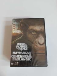 Maymunlar cehennemi başlangıç türkçe dublaj  acılmamış ambalajında sıfır  koleksiyon klasik  dvd film   YILMAZ VİDEO