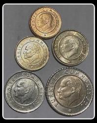 2015 - 1/5/10/25/50 Kuruş 5’li Lot / TCM2015