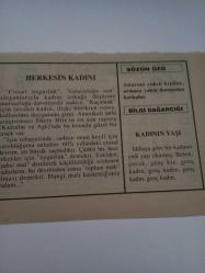 12 Aralık 1995-Orijinal Takvim Yaprağı-Doğum Günü-Söz,Nişan,Nikâh,Düğün ve Önemli Günler Hediyesi-Fatih Hak ve Hizmet Vakfı-Ayet/Hadis(Buhari,Ezân:9)-Herkesin Kadını-Sözün Özü-Kadının Yaşı
