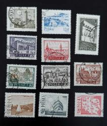 Polonya Damgalı pullar lotu- 71
