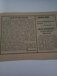 28 Aralık 1995-Orijinal Takvim Yaprağı-Doğum Günü-Söz,Nişan,Nikâh,Düğün ve Önemli Günler Hediyesi-Fatih Hak ve Hizmet Vakfı-Ayet/Hadis(Tirmizi:8)-Akif'in Seciyesi-La Rochefoncault-Taşınabilen Printer