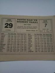 29 Aralık 1995-Orijinal Takvim Yaprağı-Doğum Günü-Söz,Nişan,Nikâh,Düğün ve Önemli Günler Hediyesi-Fatih Hak ve Hizmet Vakfı-Ayet/Hadis(Buhari,Rikak:15)-(Dünden Devam)-Sözün Özü-Taze Peyniri Keserken