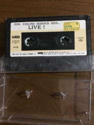 LIVE PHIL COLLINS SERIOUS HITS kaset (kartonet yok)