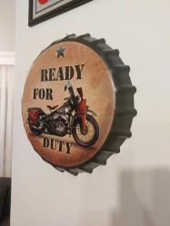 Metal Retro Duvar Tablosu