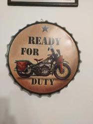 Metal Retro Duvar Tablosu