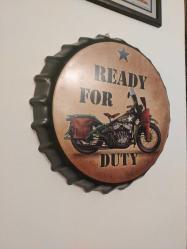 Metal Retro Duvar Tablosu