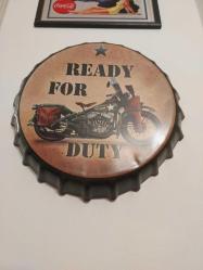 Metal Retro Duvar Tablosu