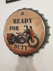 Metal Retro Duvar Tablosu