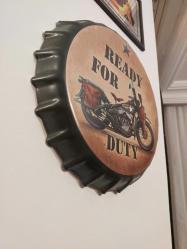 Metal Retro Duvar Tablosu