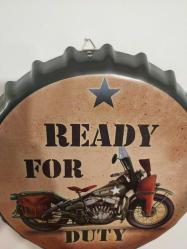 Metal Retro Duvar Tablosu