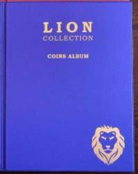 Lion Marka 200 Gözlü, 10 Sayfalı, Kapamalı Paralar İçin Madeni Para Albümü (paralar örnektir
