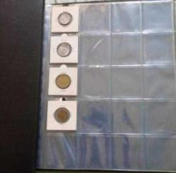 Lion Marka 200 Gözlü, 10 Sayfalı, Kapamalı Paralar İçin Madeni Para Albümü (paralar örnektir