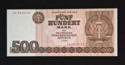 Doğu Almanya 500 Mark 1985 ÇİL KAĞIT PARA