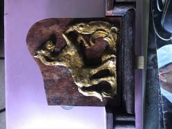 ANTİKA DUVAR SAATİ İÇİN TAÇ