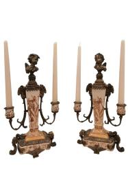 Antika Çift Şamdan