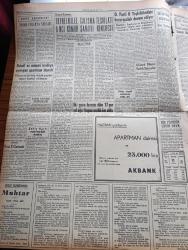 Yeni İstanbul Gazetesi - Turkish Newspaper - 11 Mayıs 1956 - gençlik ve hayat yazan Yavuz Abadan Başmakale - Üç mebus Cemal Köprülü Mahmut Goloğlu ve Kemal Özçoban Demokrat Parti haysiyet divanına veriliyor - Adnan Menderes İstanbul'da - Kıbrıs'ta 2 rum dün asıldı - bir bankanın faaliyeti tahdit edildi - Hürriyet partisinde mukabil hazırlık - Paris'te Mareşal Tito aleyhinde nümayiş - Adliye vekili Hüseyin Avni Göktürk Ankara'da baronun toplantısını men etti - Dük Polo oynuyor fotoğraf - muhtar yazan Fikret Arıt Yazı Dizisi - Bahar bayramı hazırlıkları - belediye reisi Fahrettin Kerim Gökay inşaat sahalarını teftiş etti - Rusya hesabına casusluk yapan Amerikalı kimyager - Macaristan Demir perdeyi açmaya karar verdi - Martine Carol ve eşinin dünkü basın toplantısı fotoğraf - Kore'de savaşan 16 millet temsilcilerinin toplantısı - çukurova'da pamuk tarlaları geç yeşerdi - İstanbul'da sinemalar tiyatrolar müzeler - Ankara İstanbul Radyosu Programı - İstanbulspor 4 Kasımpaşa 4