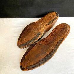 1940'lardan Antika Ahşap Ayakkabı Kalıbı Çifti