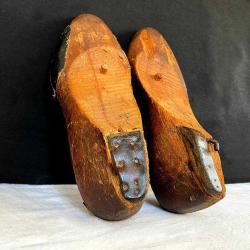 1940'lardan Antika Ahşap Ayakkabı Kalıbı Çifti