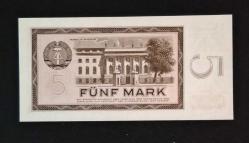Doğu Almanya 5 Mark 1964 ÇİL KAĞIT PARA
