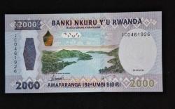 Ruanda 2000 Frank 2024 ÇİL KAĞIT PARA