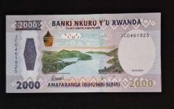 Ruanda 2000 Frank 2024 ÇİL KAĞIT PARA