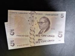 9. EMİSYON 5 TÜRK LİRASI F 022 221220- F 022 221221 ( SERİ TAKİPLİ  ) ÇİL  TCM 3520