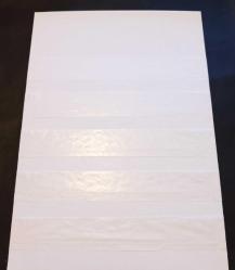 14x20cm.5 band beyaz kartela 100 adet