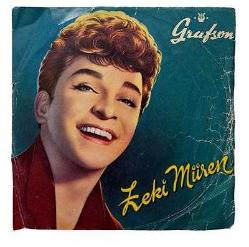 ZEKİ MÜREN - KARAKAŞ GÖZLERİN ELMAS,KİMİ DERTTEN İÇERMİŞ KİMİ NEŞEDEN,ÇOK NADİR 45 DEVİRLİ PLAK 10/8 KONDİSYONDA