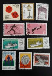 Polonya Damgalı pullar lotu- 88