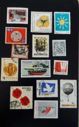 Polonya Damgalı pullar lotu- 71