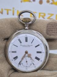 IWC 1907 Tarihli Tırnak Basmalı Gümüş Cep Saati