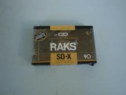 RAKS SD-X 90 Süper Chrome TYPE II ( SUPER DYNAMIC PERFORMANCE ) BOŞ KASET SIFIR / JELATİNİNDE