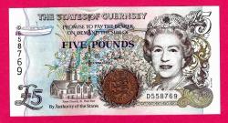 Guernsey 5 Pound ND 1996-2008 P 56 c UNC (TK 18 901) ÇİL