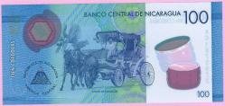 Nicaragua 100 Cordobas P 212a 2014 (2015) UNC Polymer (TK 18 908) ÇİL