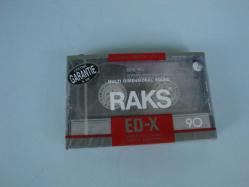 RAKS ED-X 90 Normal Position TYPE I ( SUPER PRECISION ) BOŞ KASET SIFIR / JELATİNİNDE