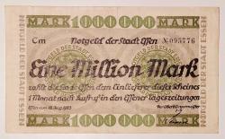 Almanya, Notgeld / 1.000.000 Mark 1923. (ÇT)